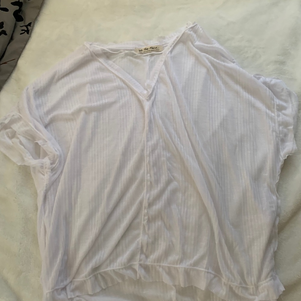 Over sized White layering shirt